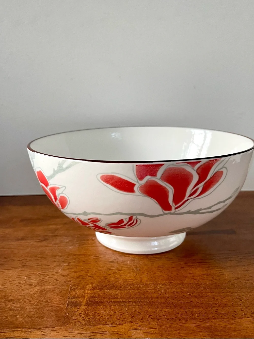 Cheng's Porcelain Koi Fish Rice Vegetable Serving 8” Bowl